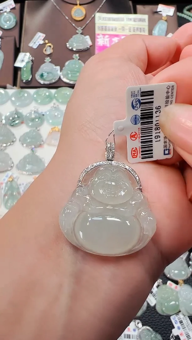 【闪购商品】翡翠吊坠(不含链)未镶嵌佛公吊坠136