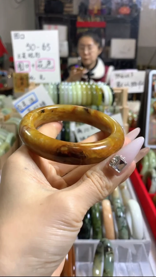 未镶嵌岫玉手镯29 59+