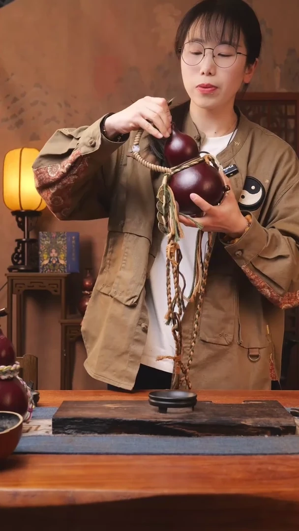 【闪购商品】169号精品大漆葫芦防腐防渗装水茶酒