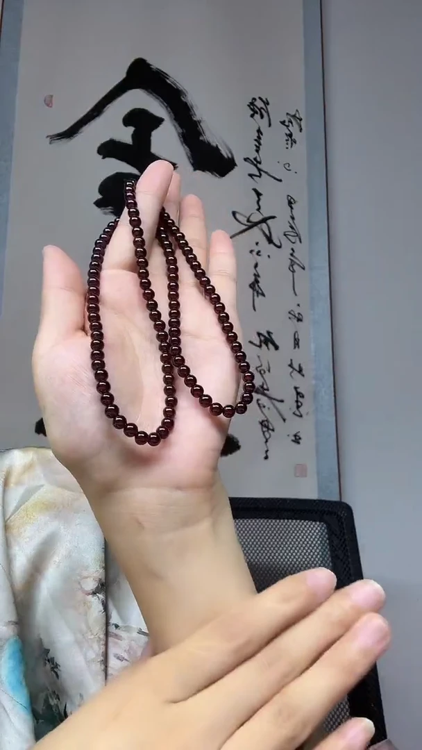 未镶嵌项链石榴石约卡5