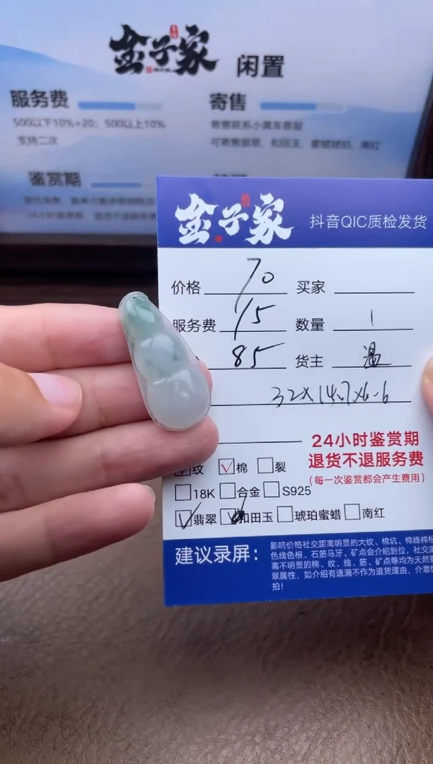 翡翠未镶嵌颈饰5362625115