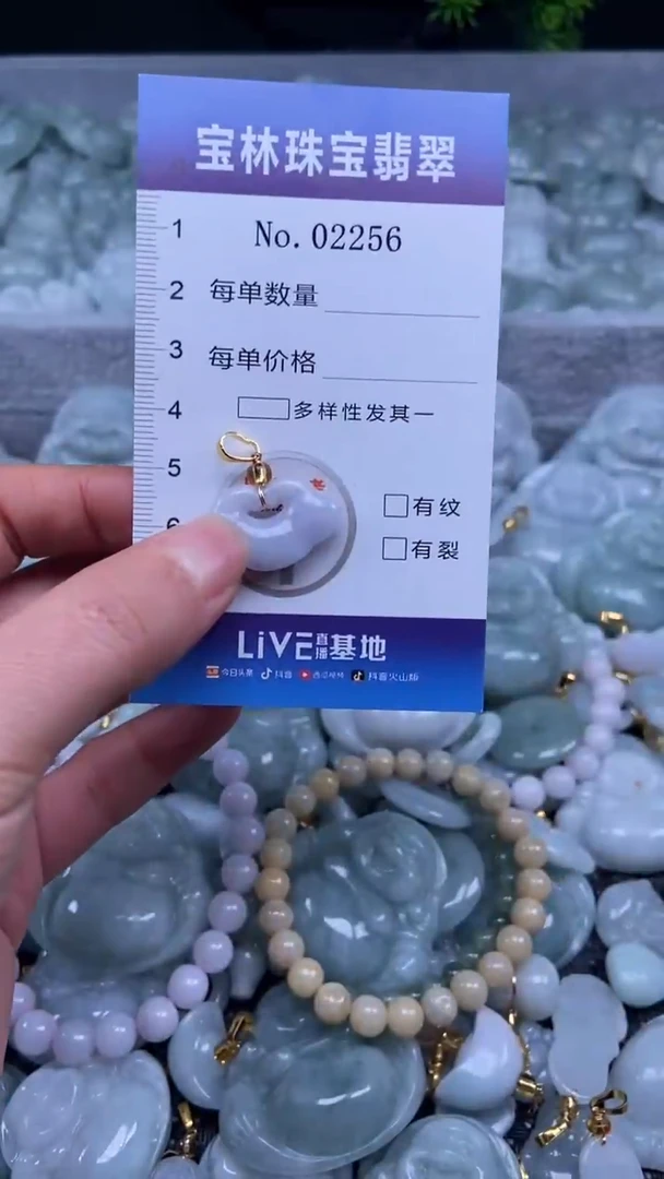 颈饰未镶嵌翡翠天然缅甸翡翠2256