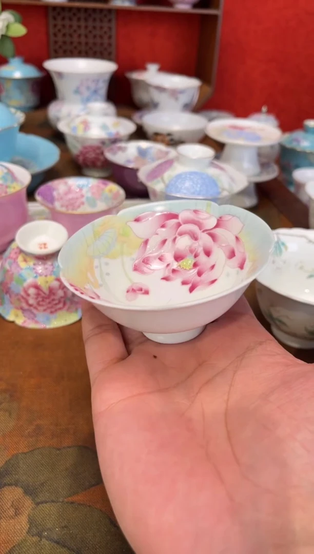 景德镇纯手绘陶瓷茶具
