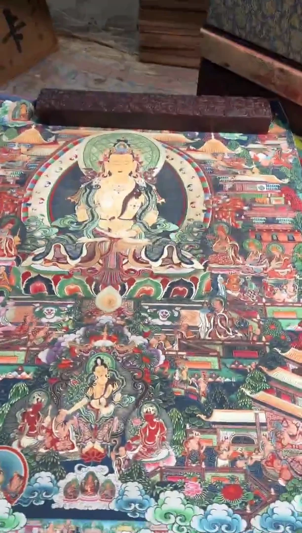 卷轴画天天的唐卡tk160