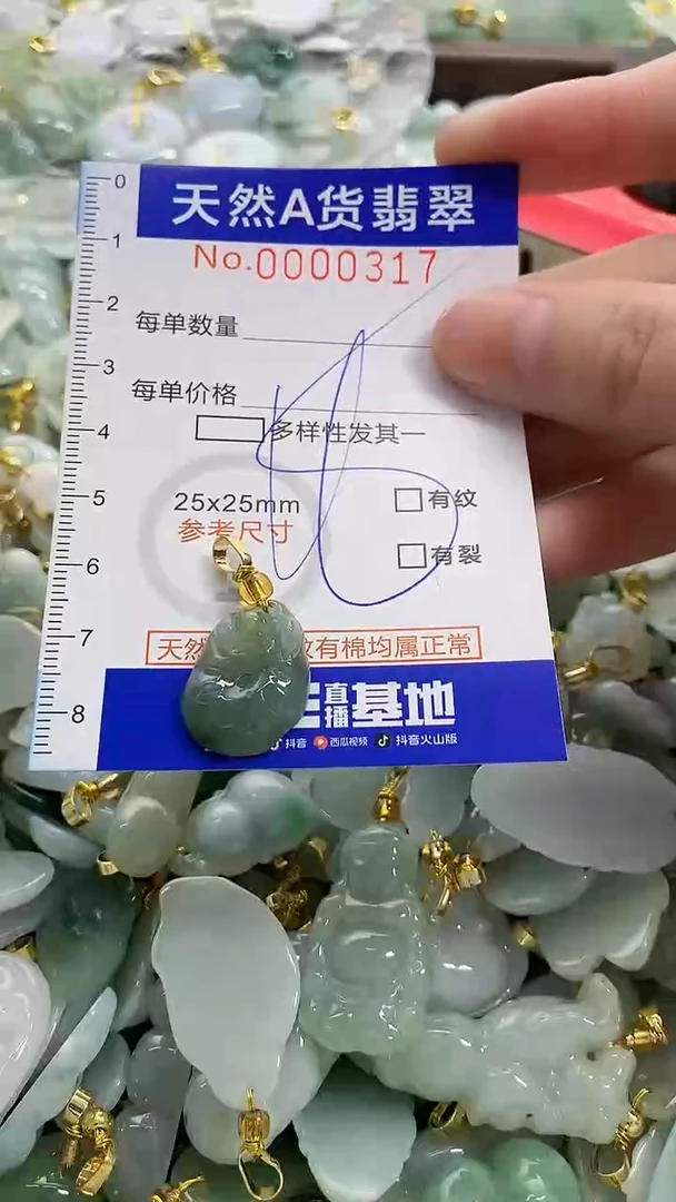 颈饰未镶嵌翡翠纯天然a货翡翠