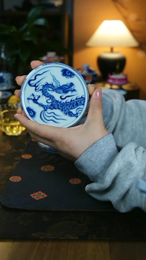 青花龙盖置11111111