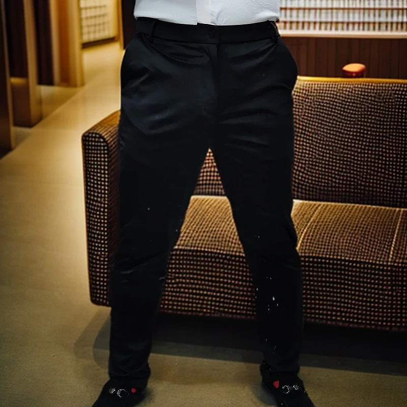 8568男士夏季薄款修身休闲裤