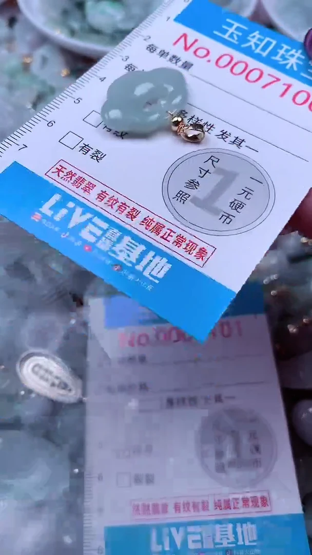 翡翠未镶嵌吊坠(不含链)7100