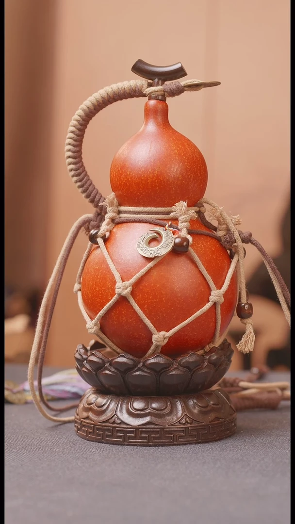 1153号链接精品大漆葫芦现货现发[一物一拍]不包含莲花底座500ml