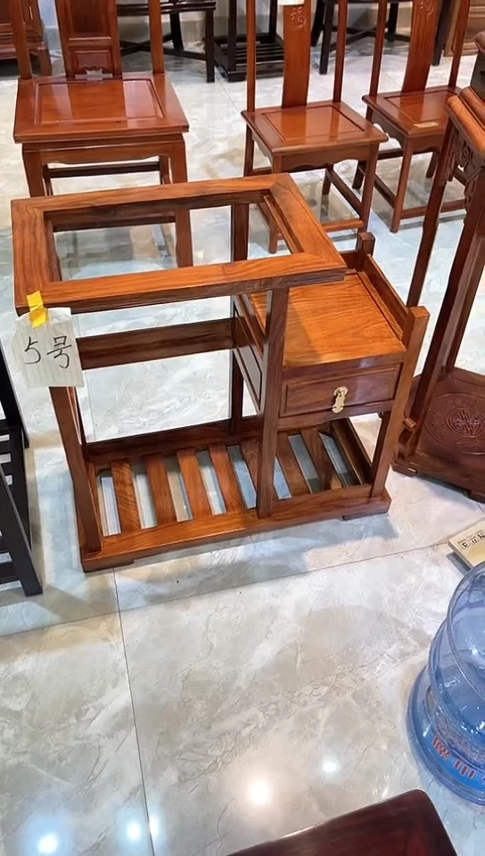 花梨木类成套家具刺猬紫檀烧水架66*30*65