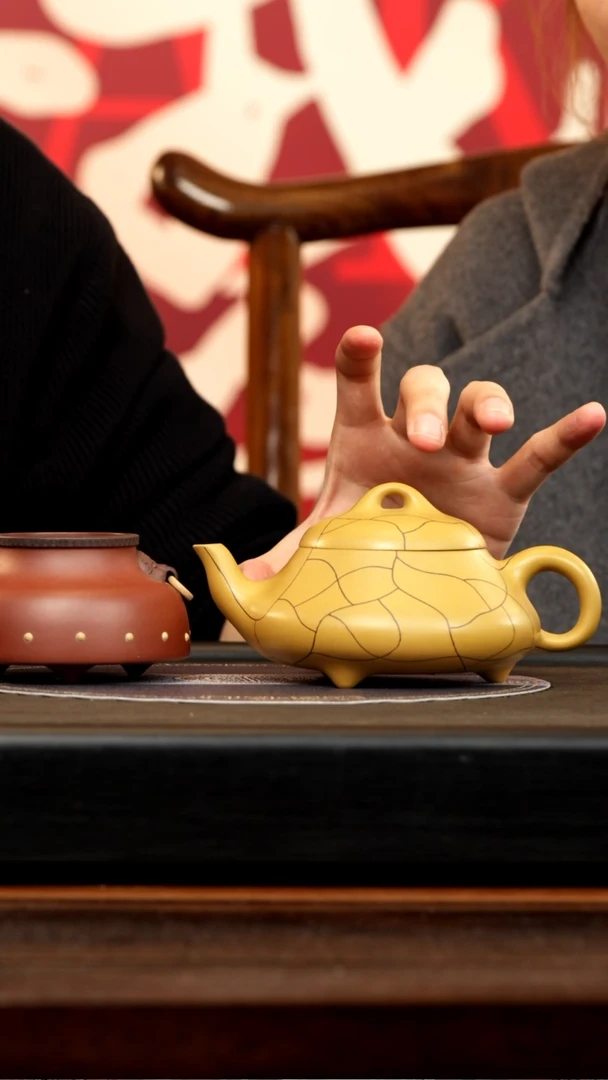 【闪购商品】紫砂茶壶XMYQ 黄金段 汉棠石瓢