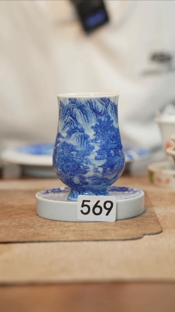 杯子全手工全手绘569
