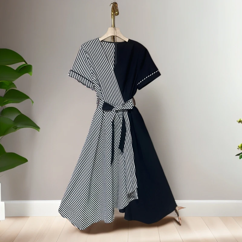 现货【RG572】2025年时尚气质百搭减龄显瘦新款小众女装连衣裙