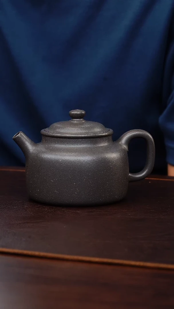 茶壶紫砂侯静制 天青德钟220cc