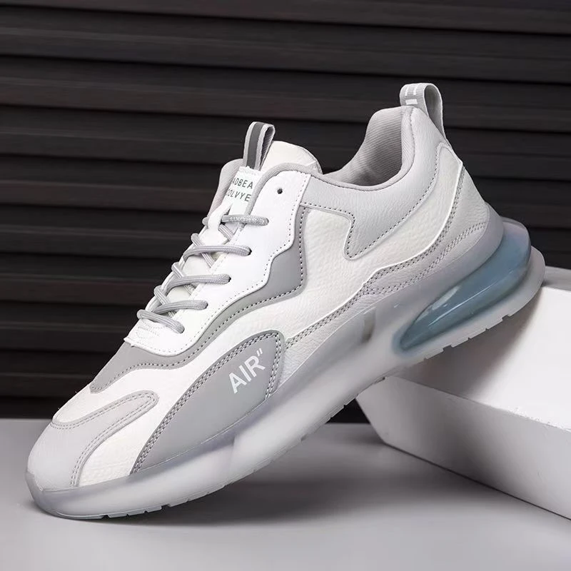 时尚潮流男鞋爆米花情侣跑步鞋男士时尚休闲软底轻便防滑运动鞋