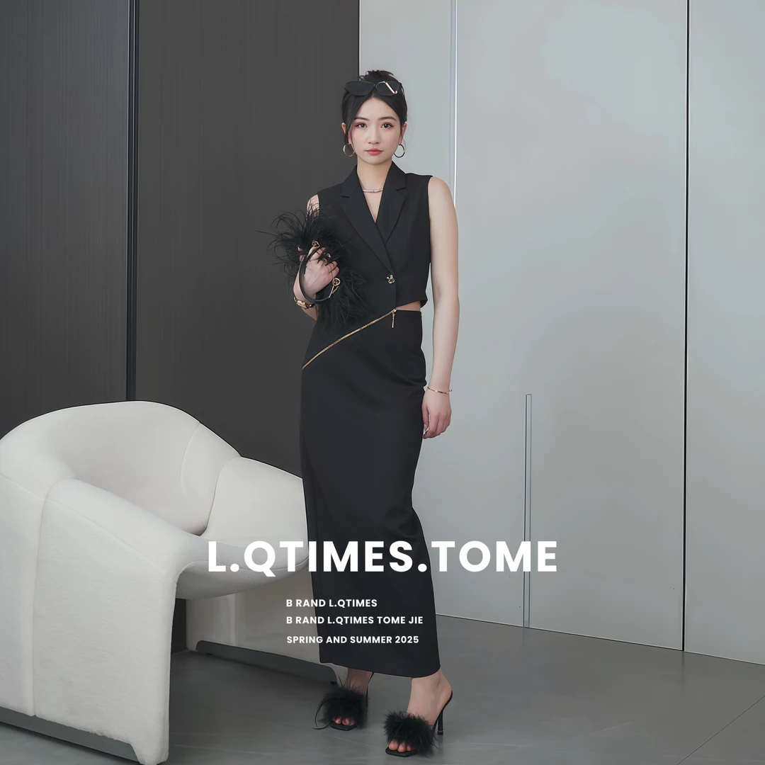 【我本莫测】连衣裙设计师时尚轻奢气质女装尤莱特小众百搭连身裙