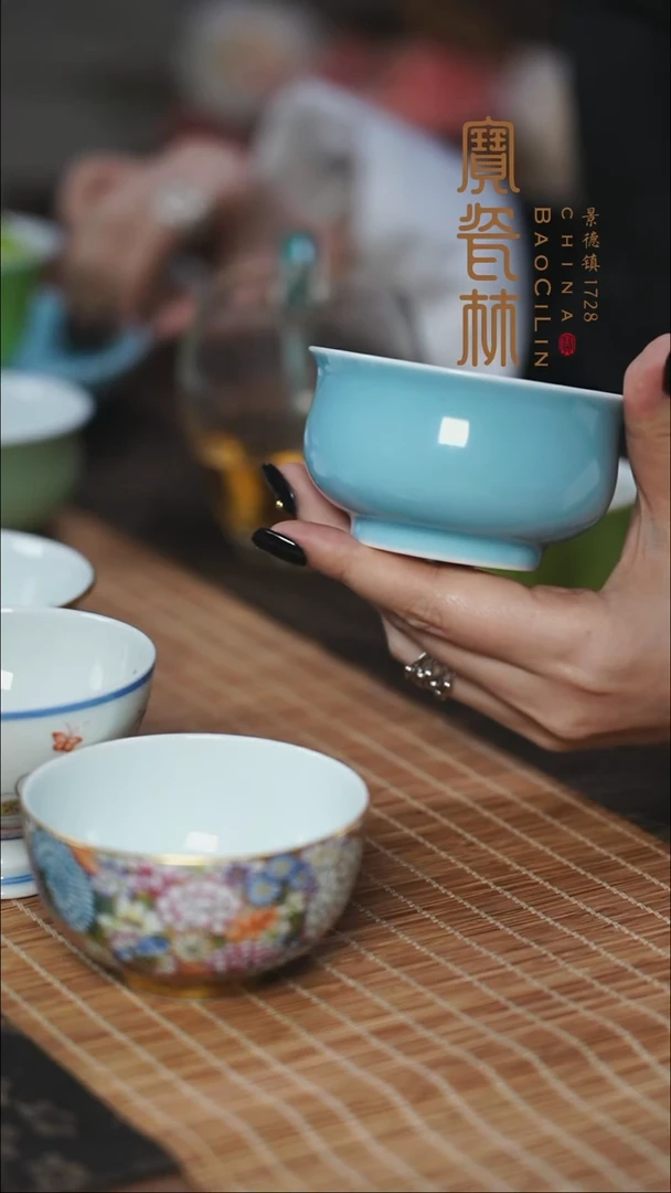 宝瓷林天青大炉式