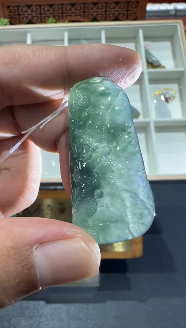 未镶嵌挂件翡翠A货翡翠多样性孤品