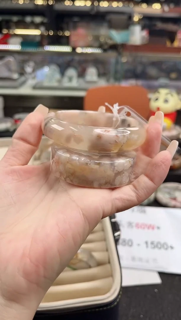 未镶嵌手镯石英质玉61圈口 （赠品镯心）3572510