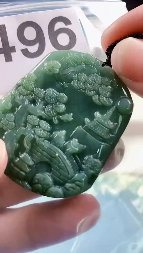 【闪购商品】翡翠颈饰未镶嵌天然翡翠吊坠挂件