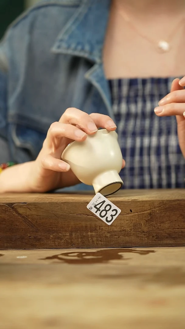 瓷片福利！夏文荣设计师/粉引 款