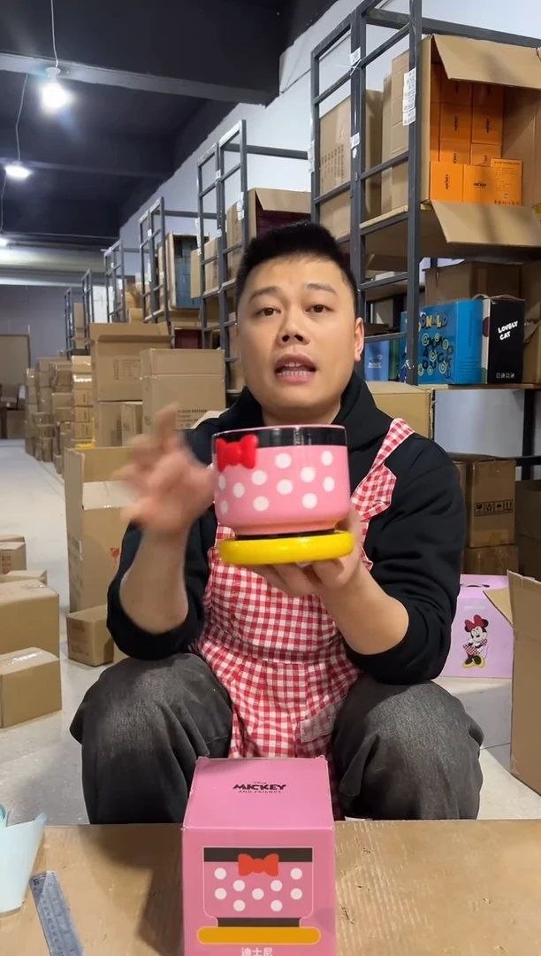 【闪购商品】杯陶瓷原盒米妮花盆