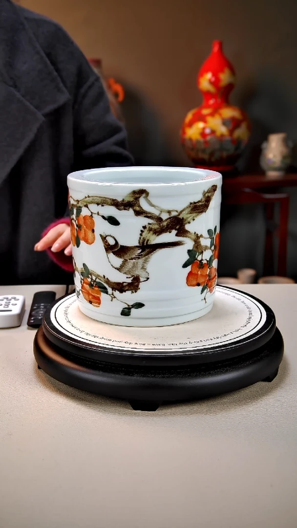 摆件陶景德镇手绘陶瓷51