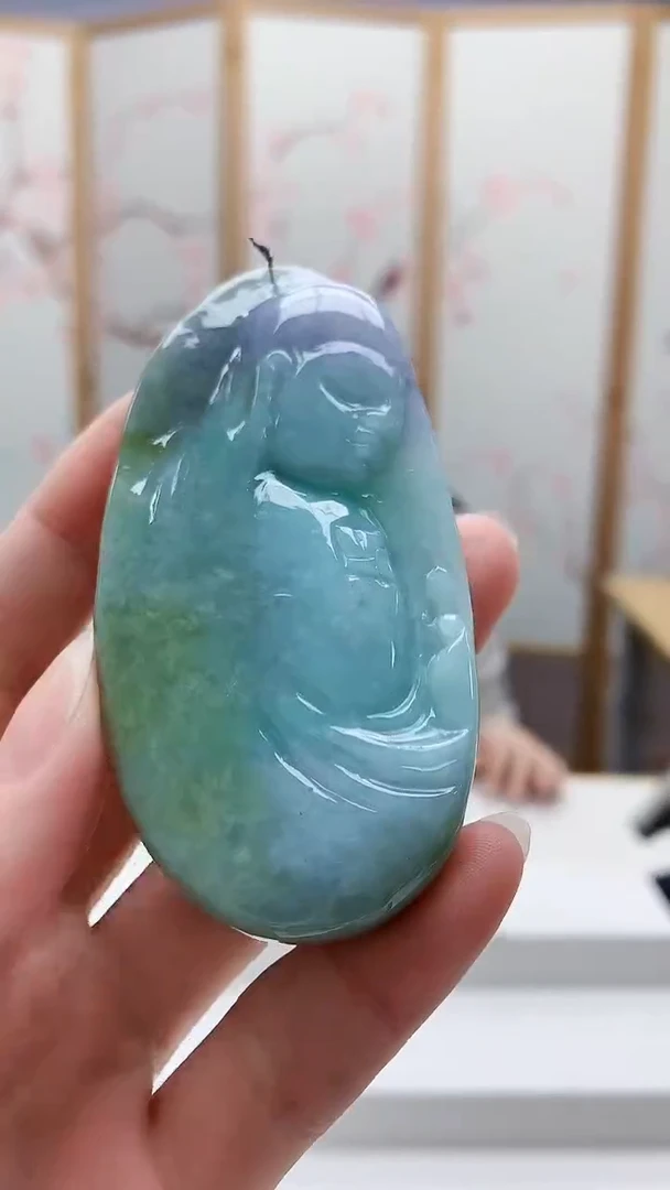 未镶嵌定制翡翠5160ry-毛货挂件58