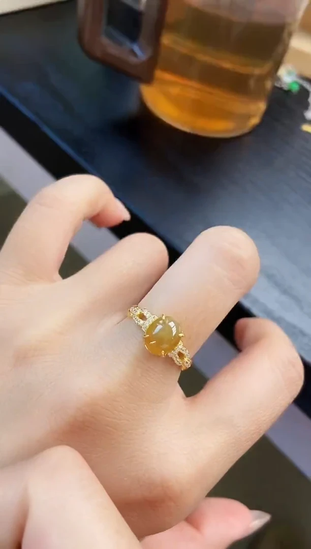 银S925镶嵌戒指翡翠12