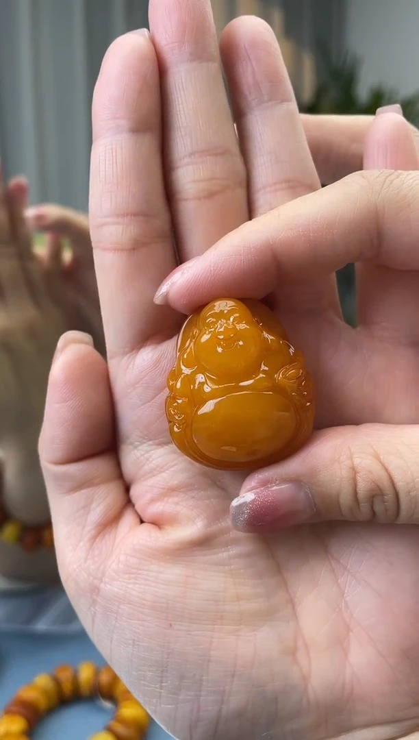 【闪购商品】蜜蜡珠宝奇石未镶嵌假一罚十，微瑕发一件010赠绳