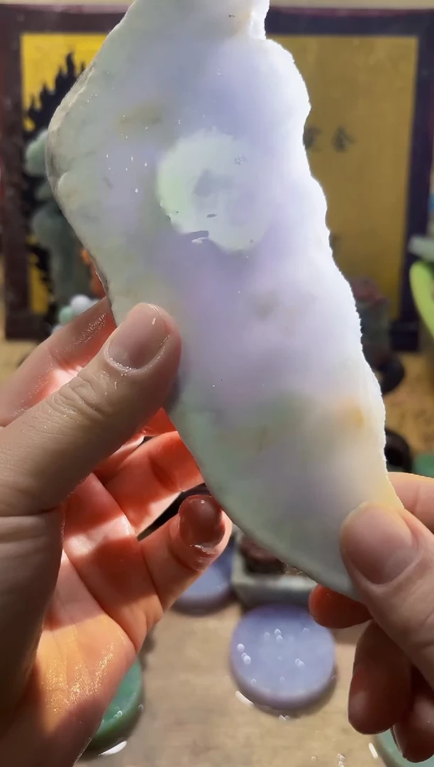 未镶嵌挂件翡翠A货常星8127