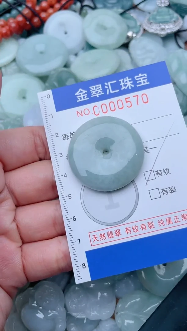 翡翠未镶嵌颈饰570