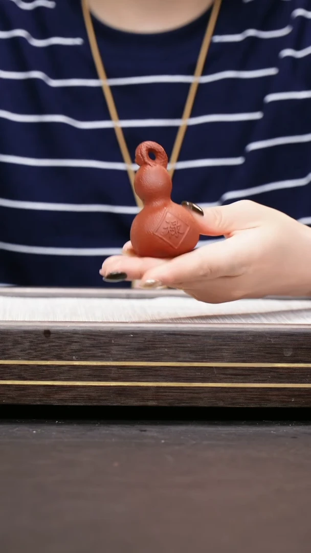 茶壶紫砂朱泥 葫芦茶宠