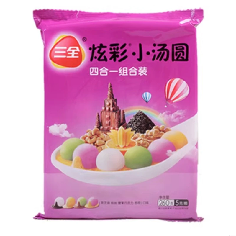 三全汤圆炫彩四合一核桃 260g/袋