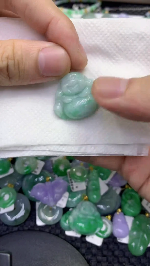 颈饰未镶嵌翡翠天然缅甸A货翡翠