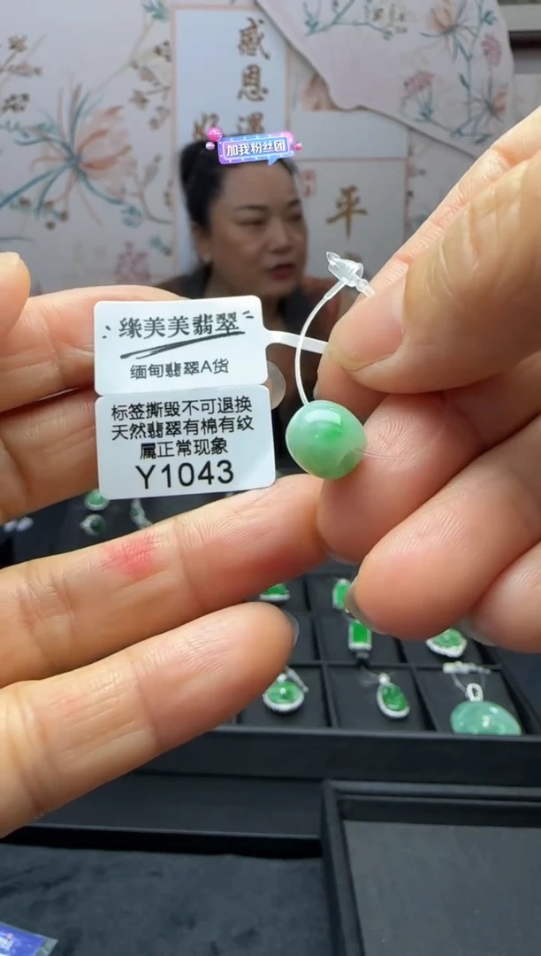 翡翠未镶嵌颈饰Y1043 福利不退换