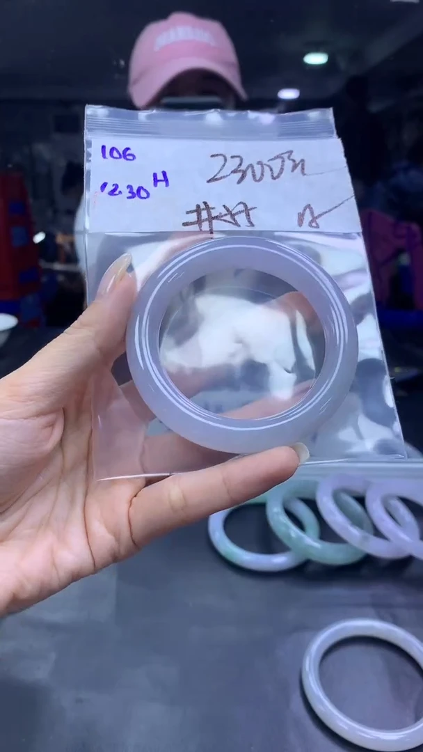 未镶嵌定制翡翠106手镯55纹+2300元+拍一发一