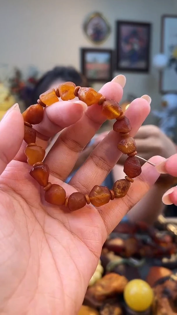 手串琥珀未镶嵌手串