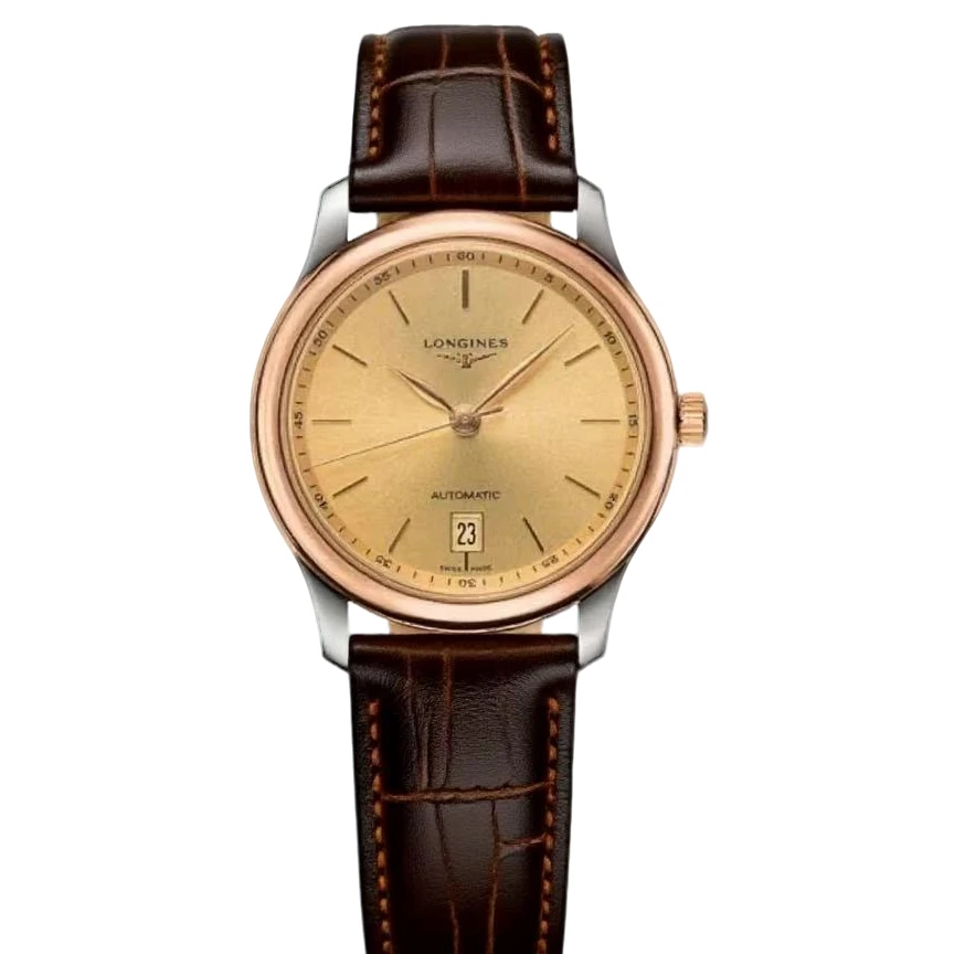 99新 Longines/浪琴 甄选名匠系列腕表/18k金/628/38.5mm/L619