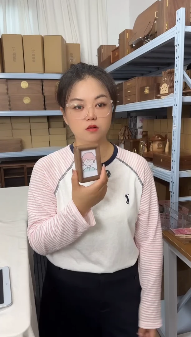 木3寸黑胡桃木相框