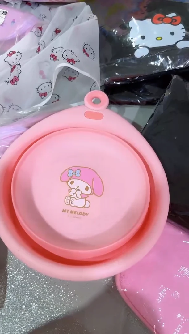 粉色美乐蒂  折叠盆