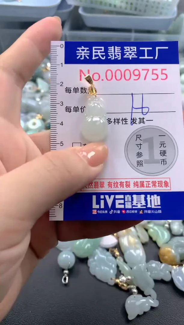 颈饰未镶嵌翡翠9755