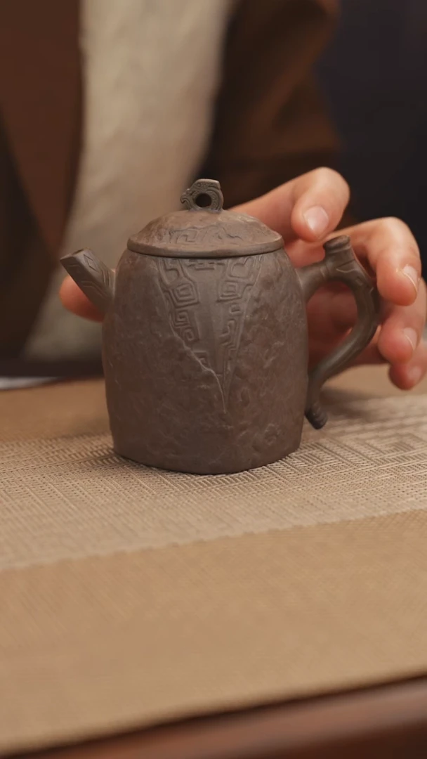 高青铜还原烧紫砂壶28