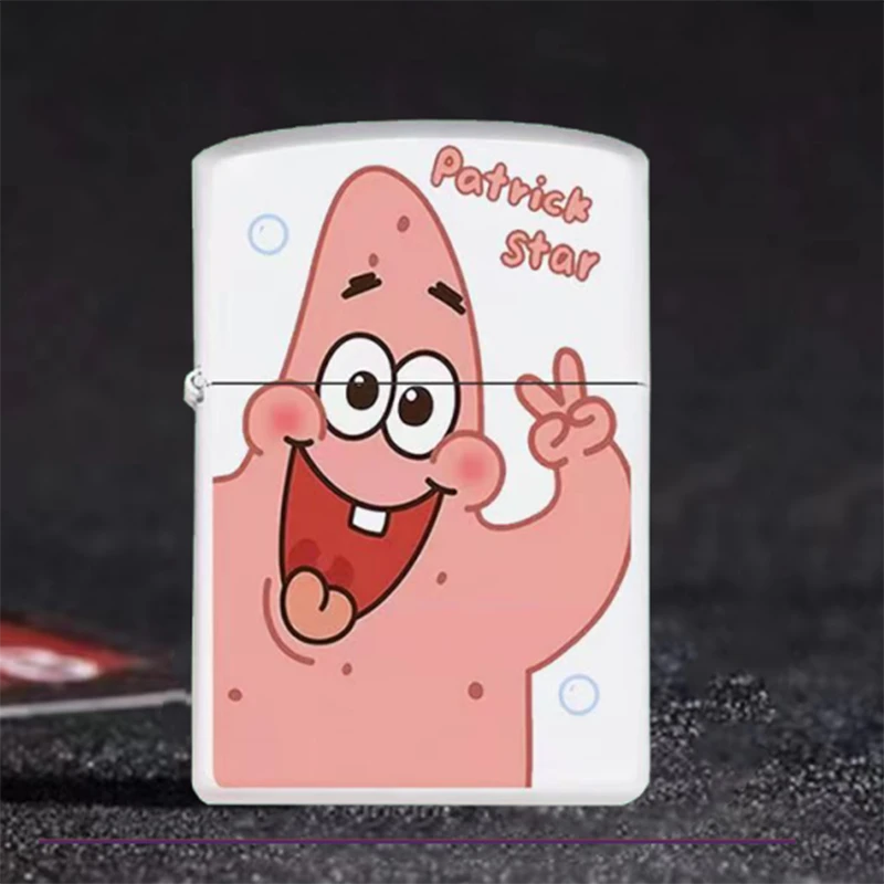 【送油+火石棉】卡通动漫煤油打火机磨砂双面彩印创意可爱网红防爆