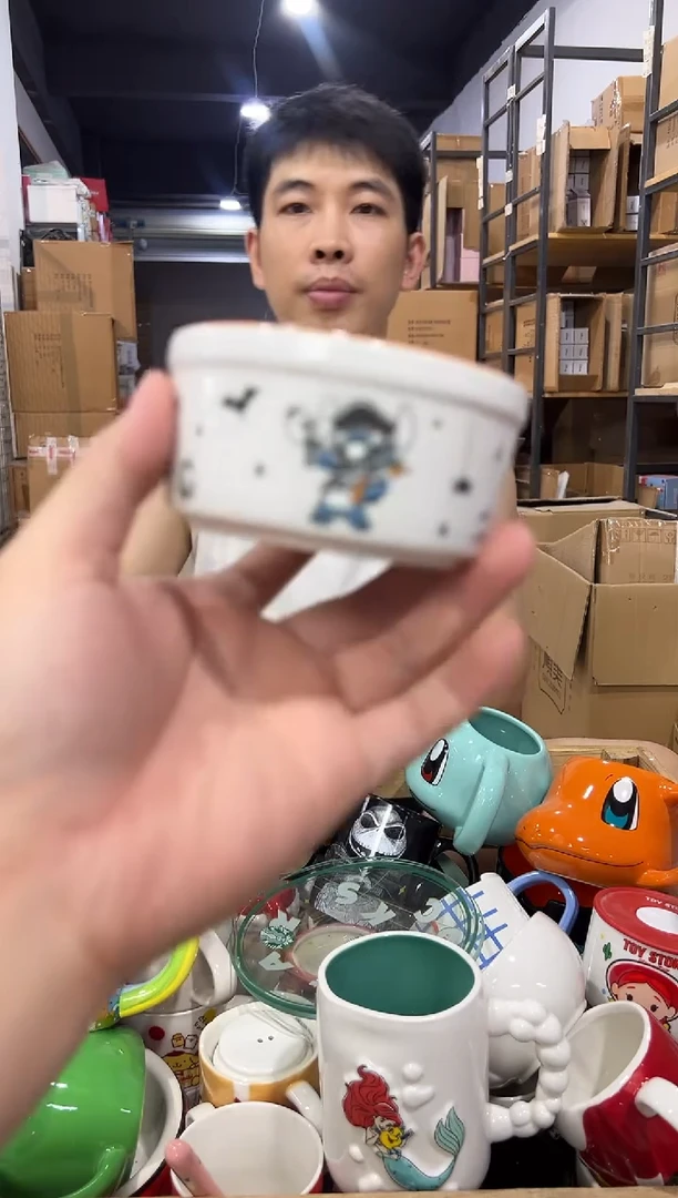 瓷片圣诞史迪仔小碗