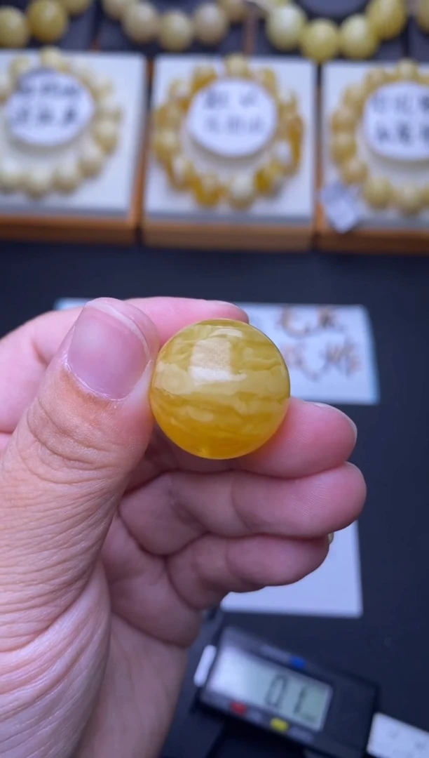 裸石琥珀未镶嵌 大小姐珠宝严选118