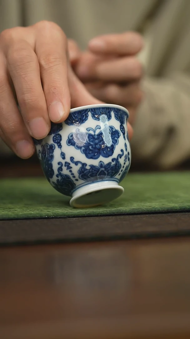 【闪购商品】杯柴窑青花破价福利