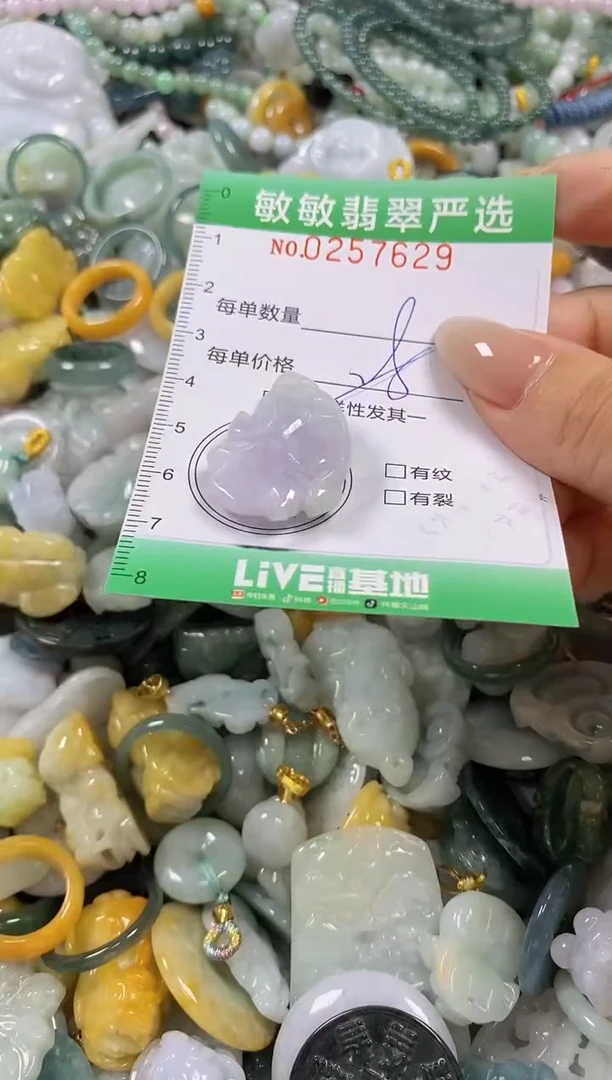 翡翠未镶嵌颈饰闪购0257629多样性发其一