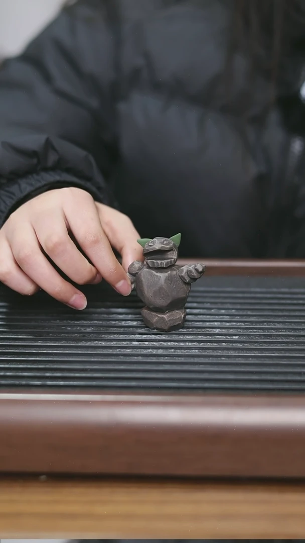 【闪购商品】紫砂茶宠宜兴原矿紫砂茶宠石矶娘娘