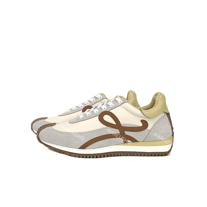 （底4公分）复古美拉德拼色系丑萌阿甘鞋D1084